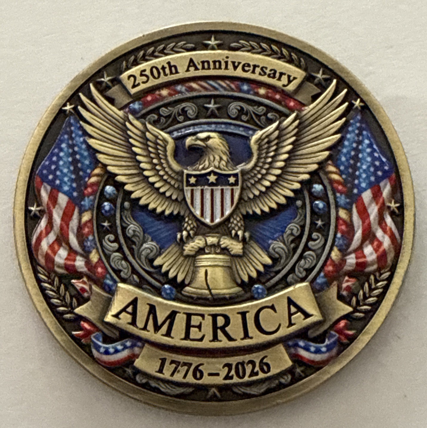 FBI America  250th Anniversary Challenge Coin