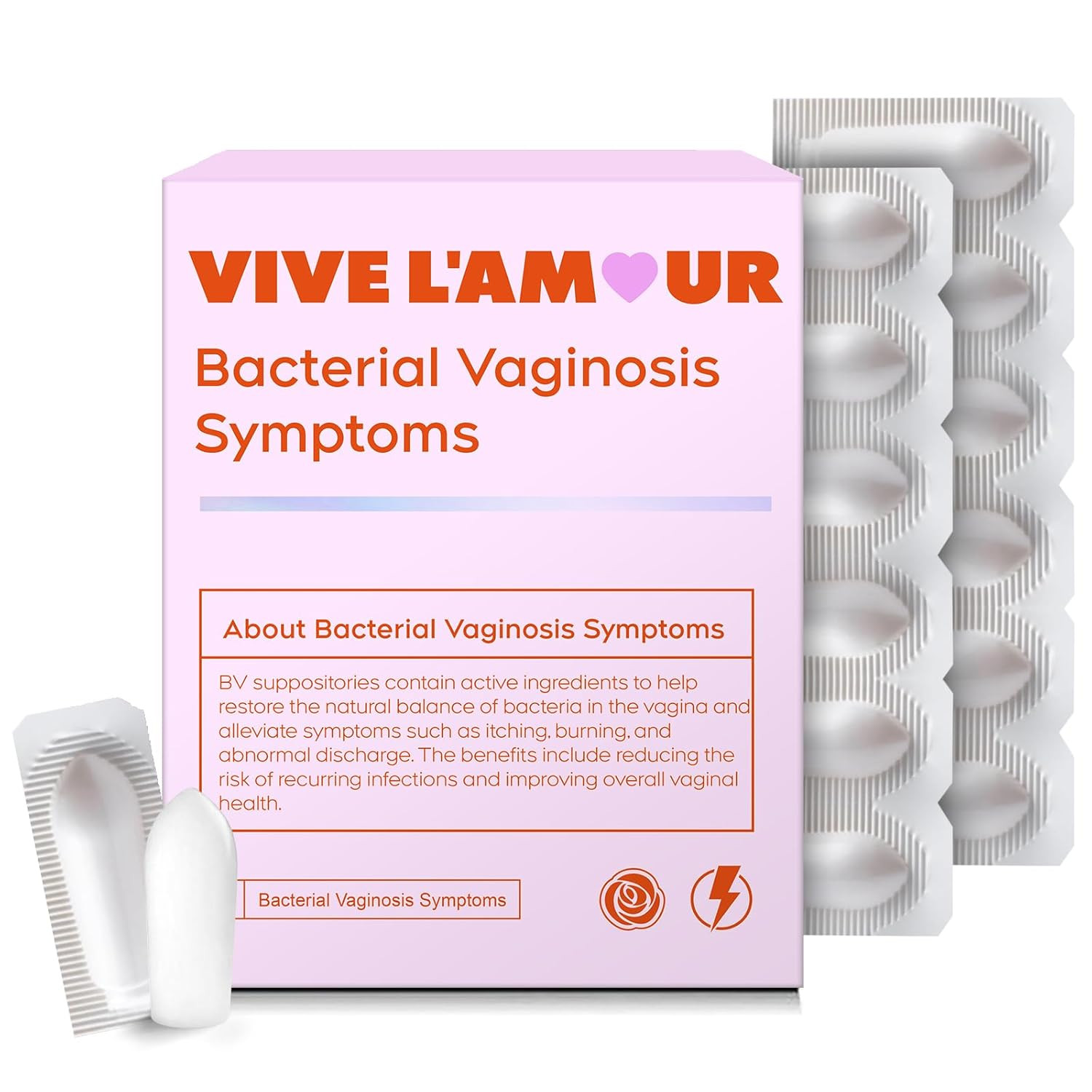 Vive L'Amour Bacterial Vaginosis Symptoms, Vaginal Suppositories for Fishy Odor,