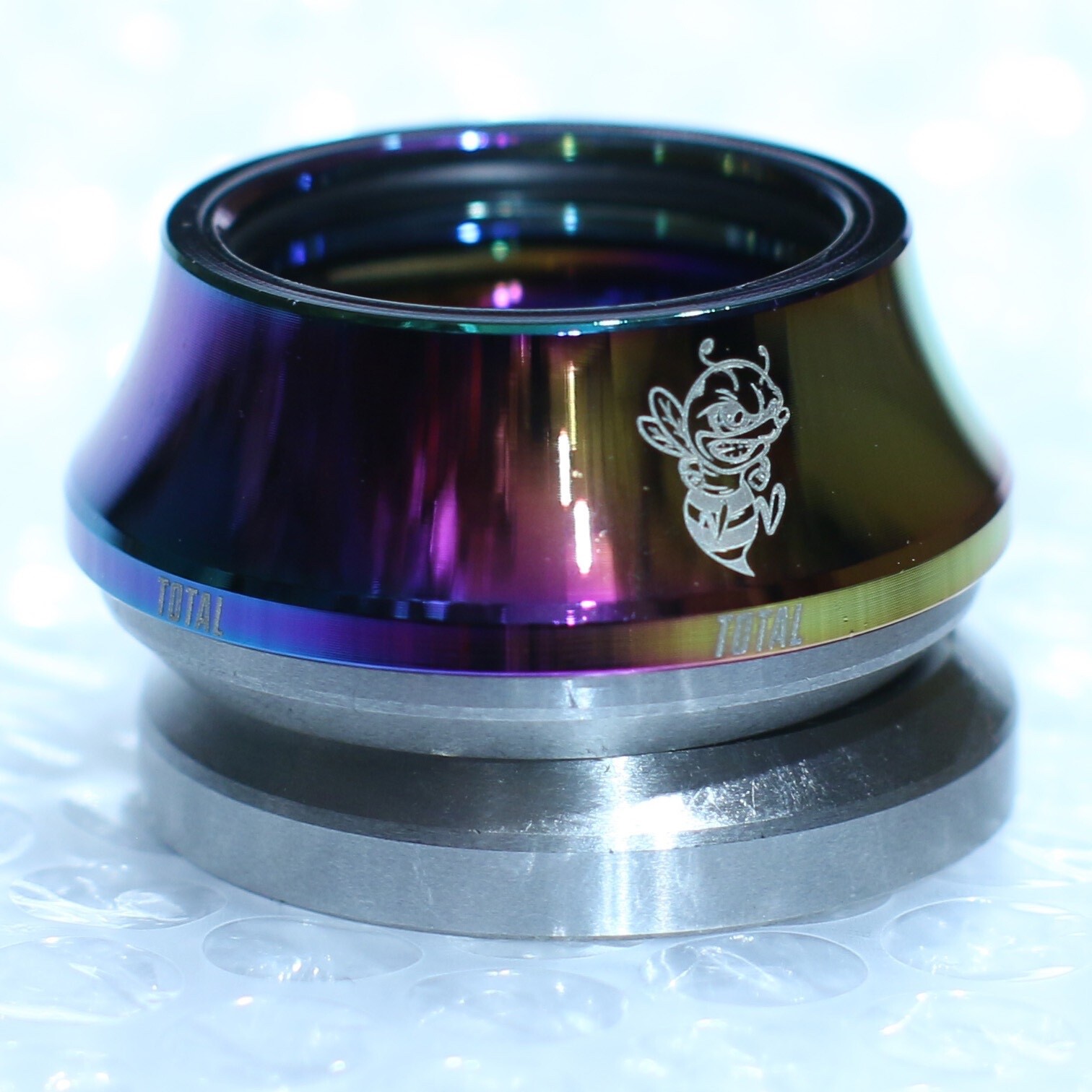 TOTAL BMX KILLABEE INTEGRATED BICYCLE HEADSET RAINBOW OIL SLICK CULT ODYSSEY