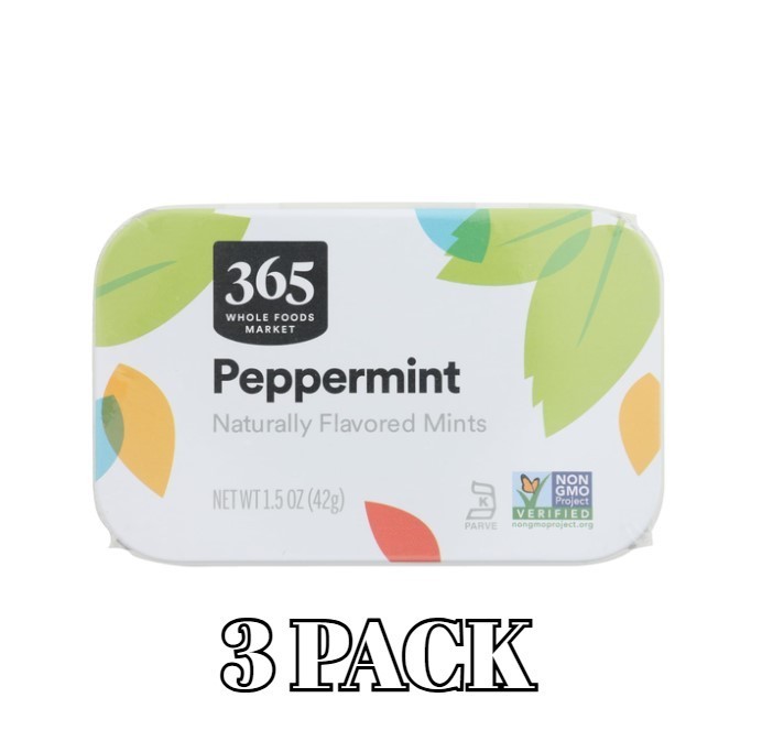 365 by Whole Foods Market, Peppermints, 1.5 Ounce PACK OF 3