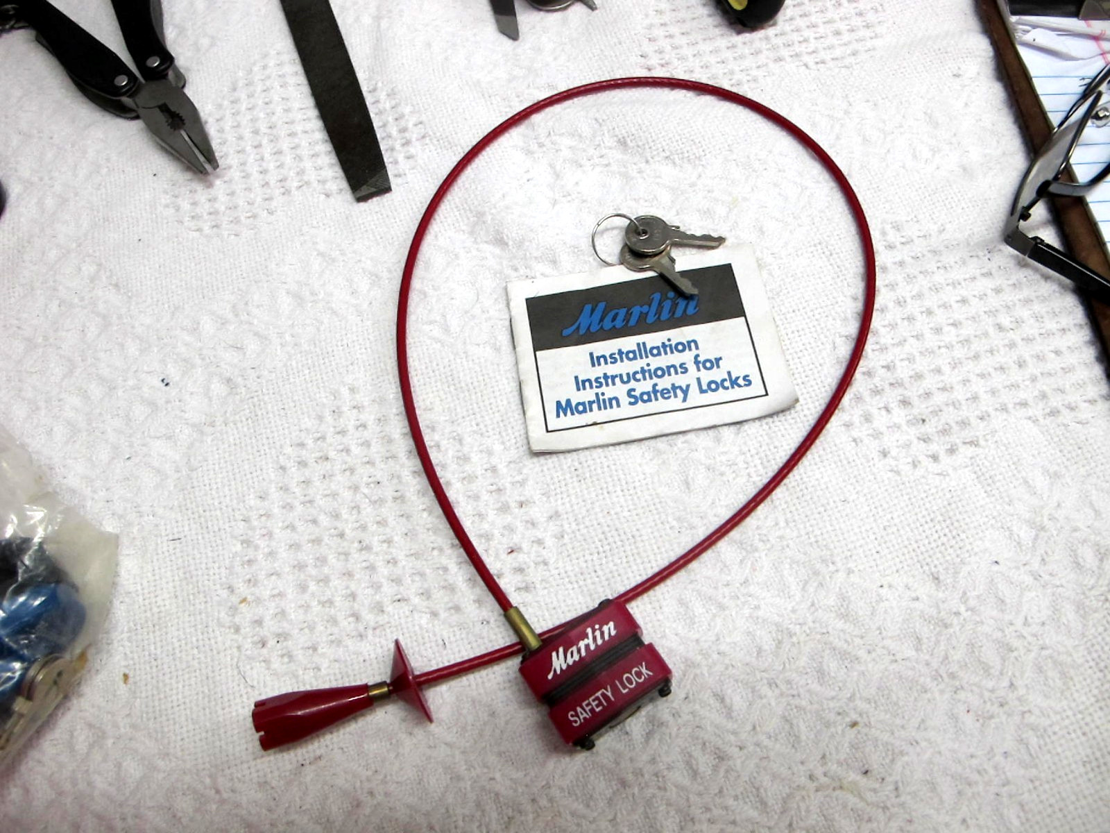 Marlin Gun Safety Lock w Manual & Keys