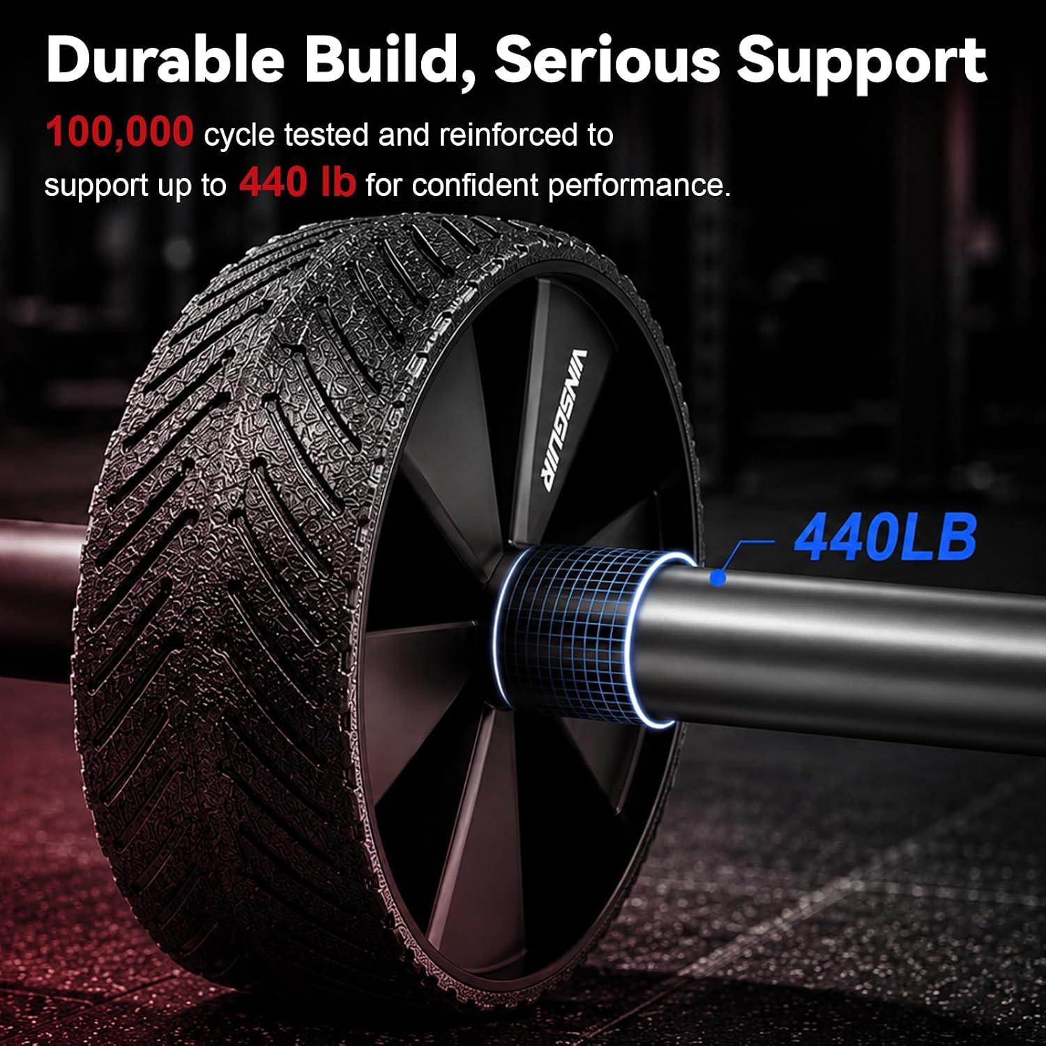 Ab Roller Wheel - Ab Workout Equipment for Abdominal & Core Strength Training, H