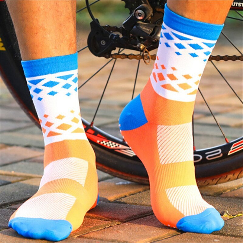 Unisex Cycling Socks Men Outdoor Mount Sports Bike Socks for Running Basketball