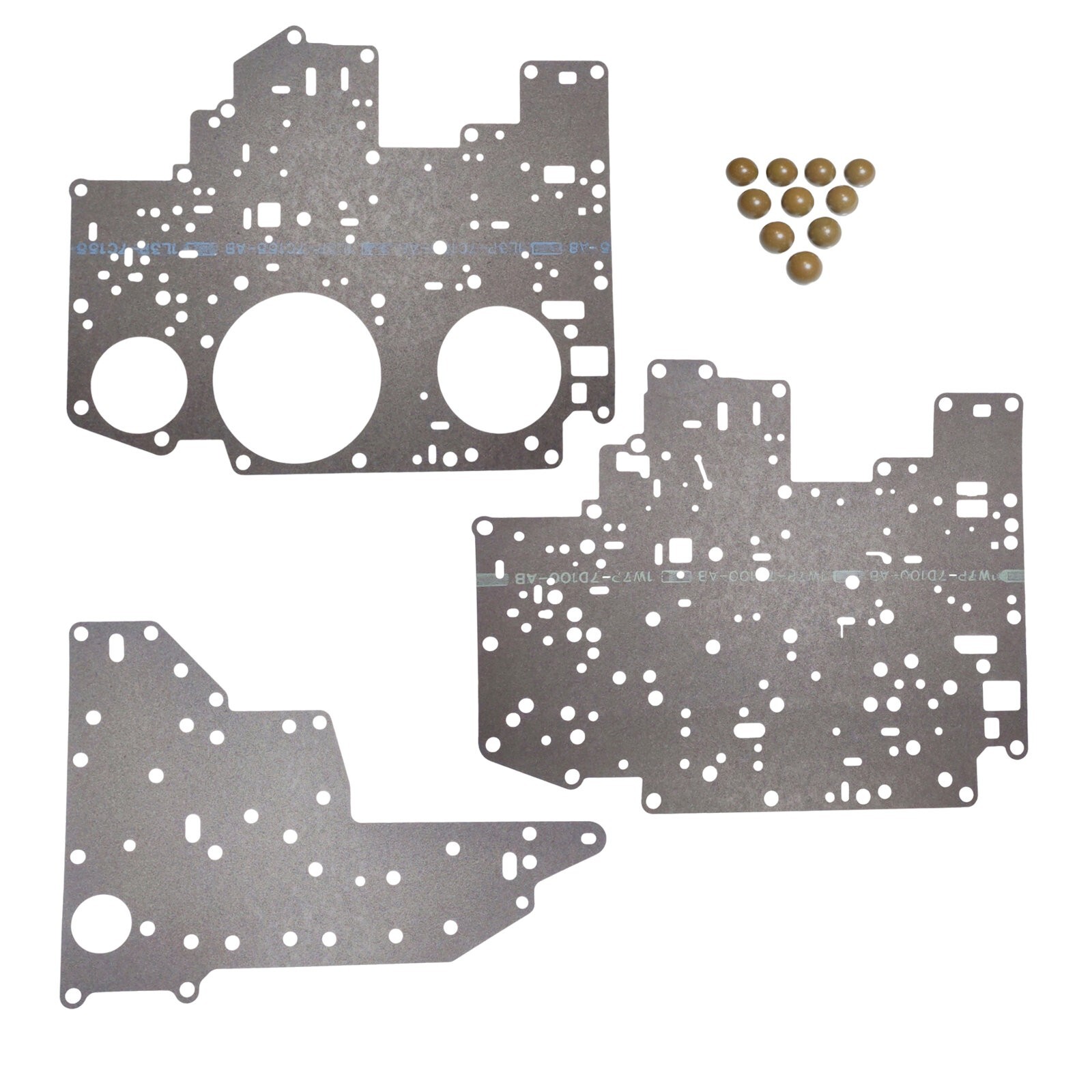 4R70W 4R75W Valve Body Gaskets with TORLON Check Balls 2001-up also 4R70E 4R75E