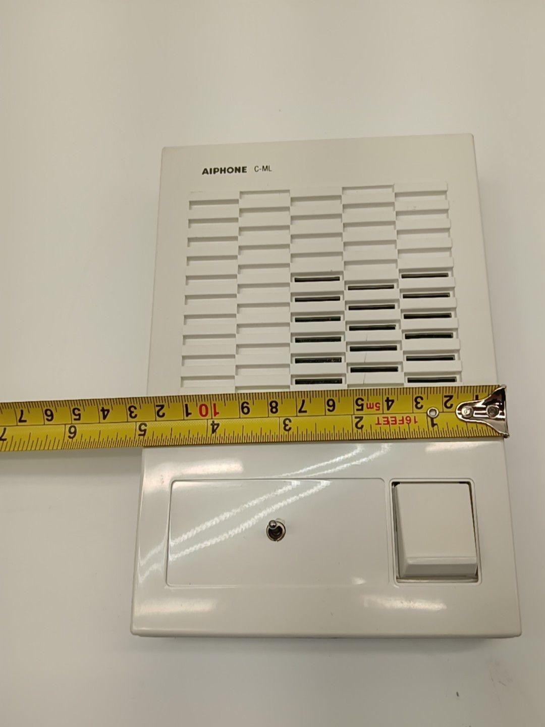 Aiphone C-ML/A Audio Intercom White Wall Mounted Battery DC 6V Indoor Unit