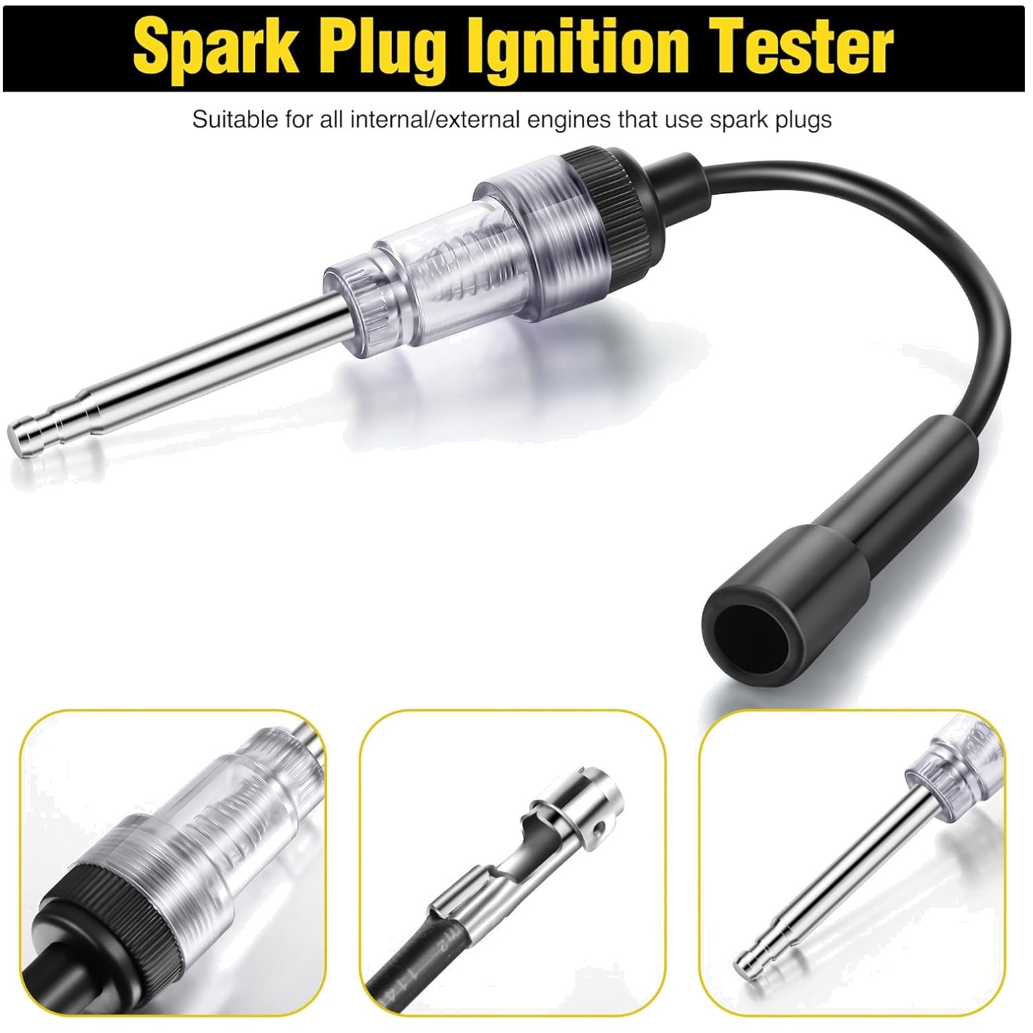 Universal Engine Testing Tools with Cylinder Pressure Gauge