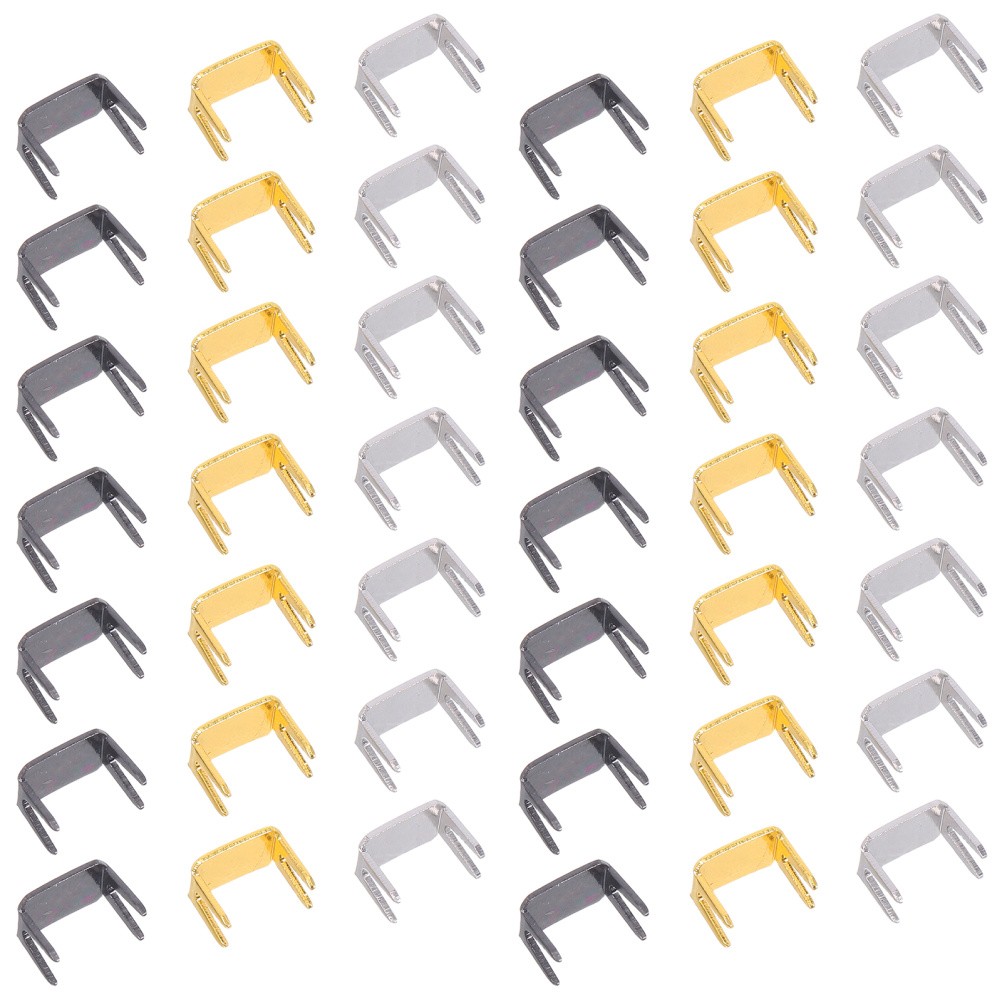 90 Pcs Zipper Insertion Pin Replacement Accessories Bottom Stopper