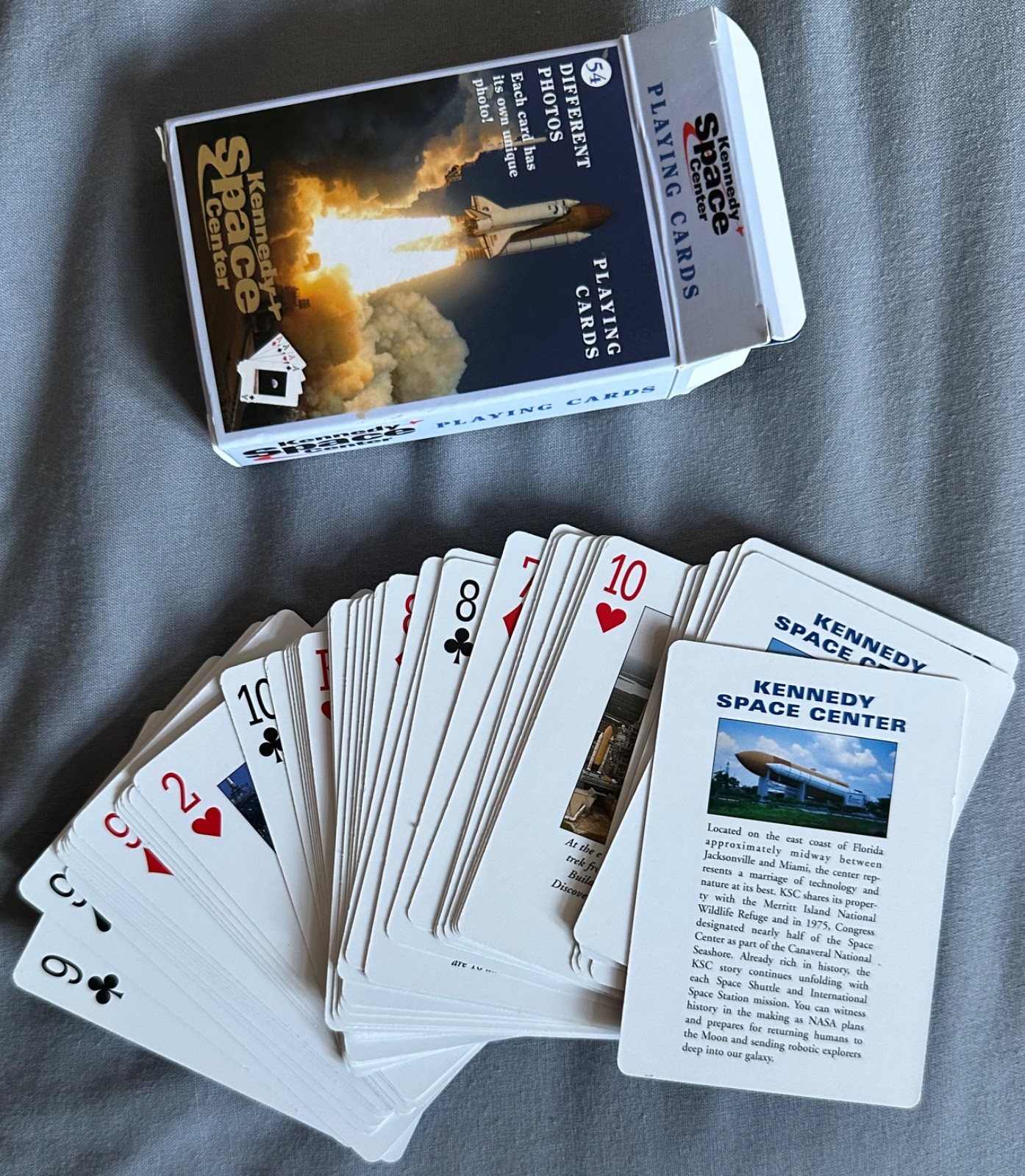 Complete 2000s Kennedy Space Center Playing Cards Florida USA Souvenir Rockets