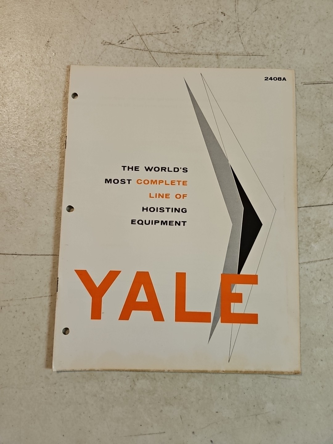 Vintage 1959 Yale & Towne Mfg Co Complete Line Of Hoisting Equipment Catalog