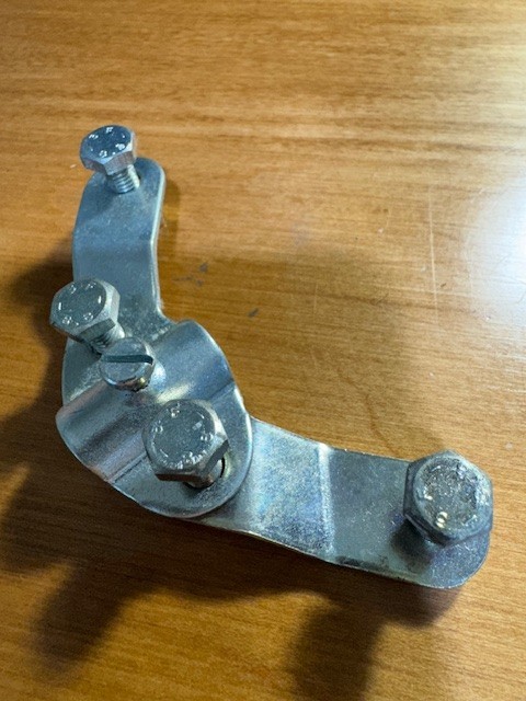 VINTAGE OLD SCHOOL BIKE GENERATOR AND LIGHT BRACKET FITS SEAT STAYS ON ROAD BIKE