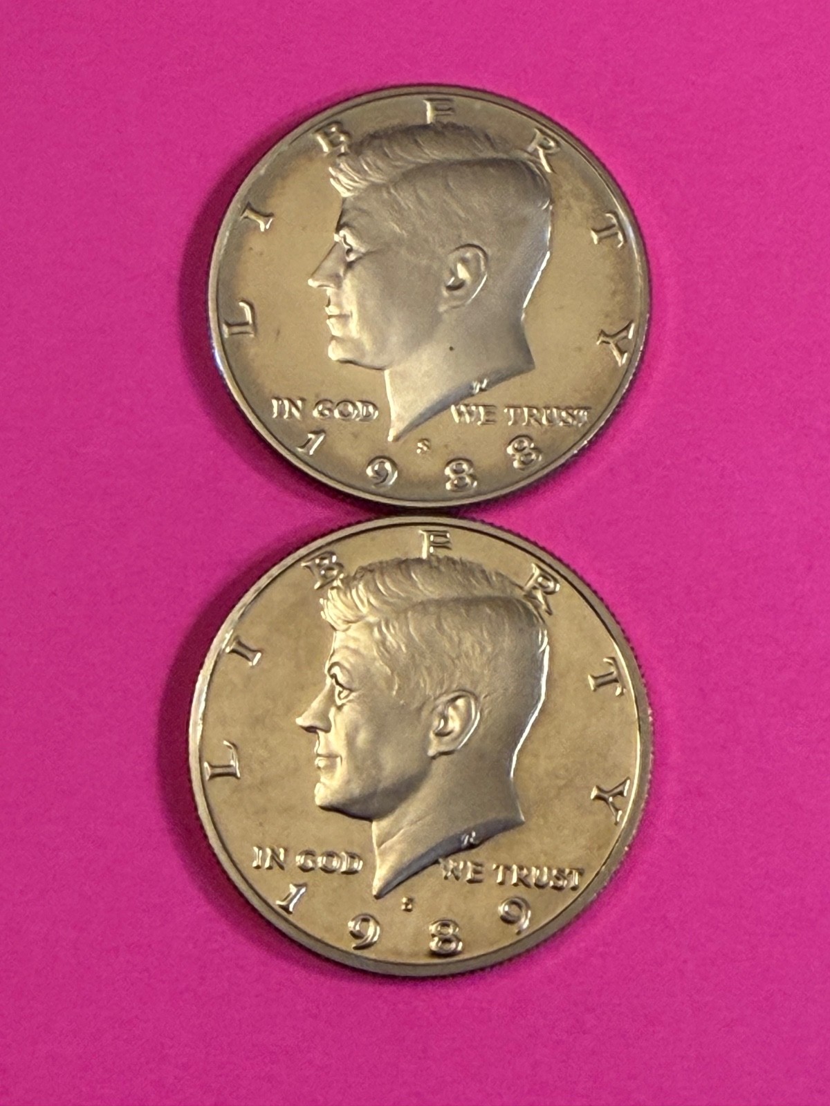 COIN KENNEDY 1988-1989  S PROOF FREE SHIPPING