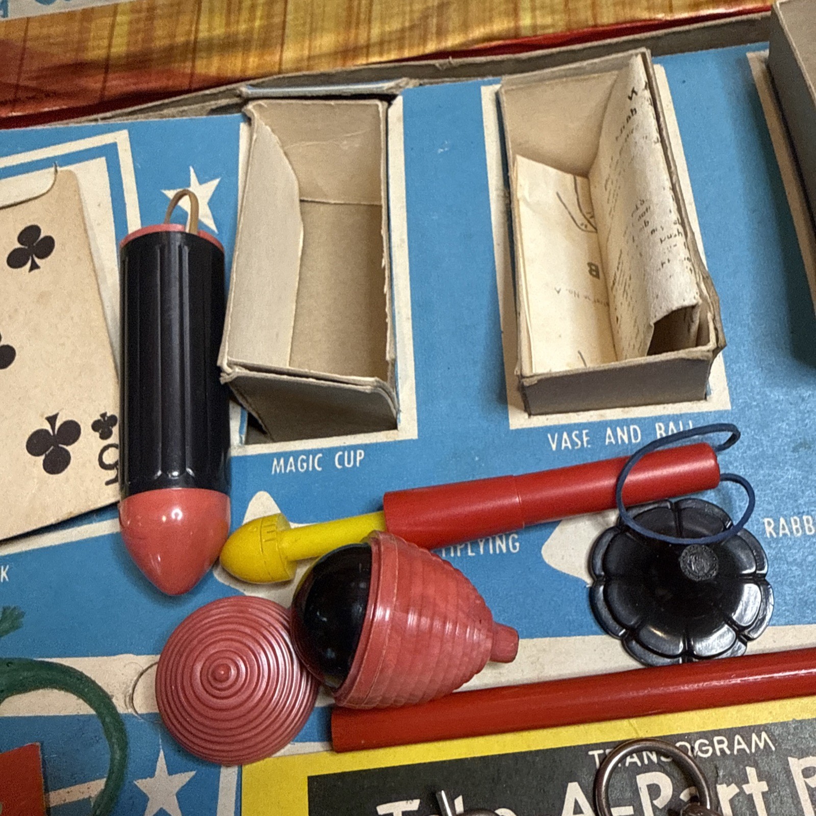 Rare Vintage 1958 Transogram Magic Kit Incomplete With Extras