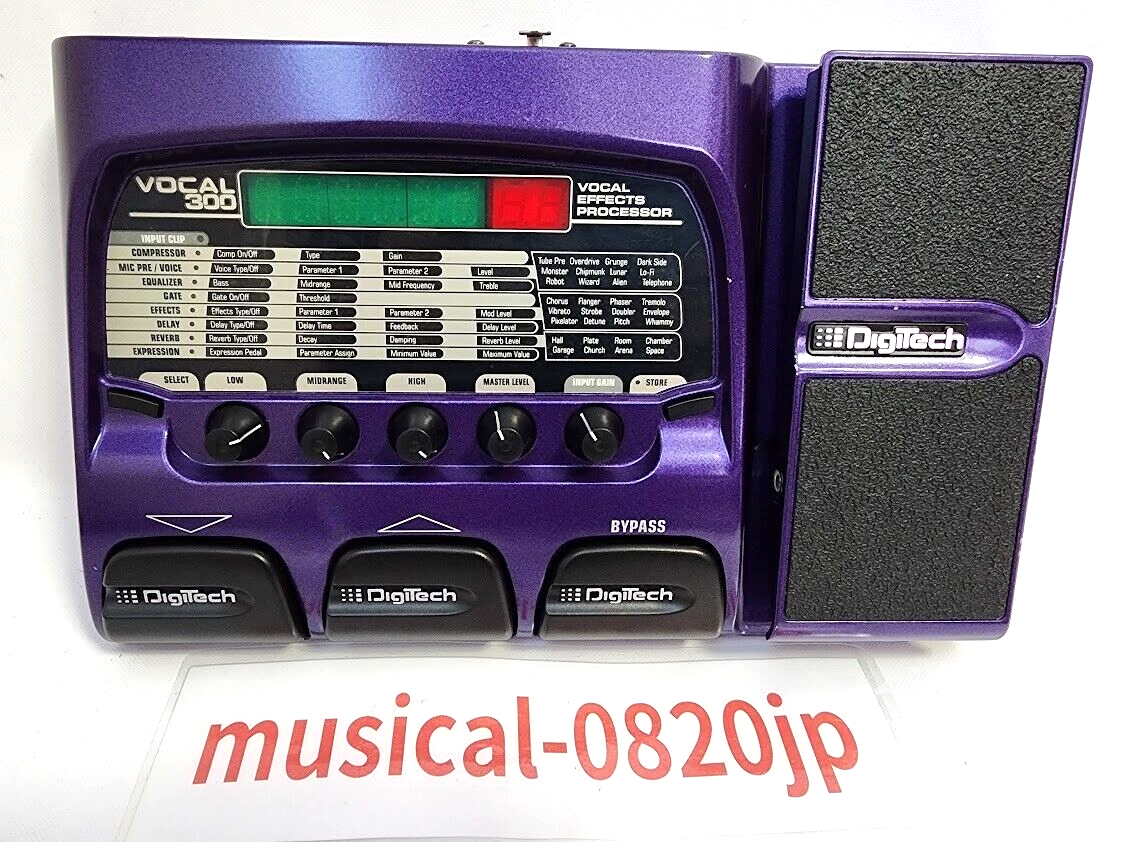 DigiTech Vocal 300 Vocal Multi-Effects Processor Voice Changer