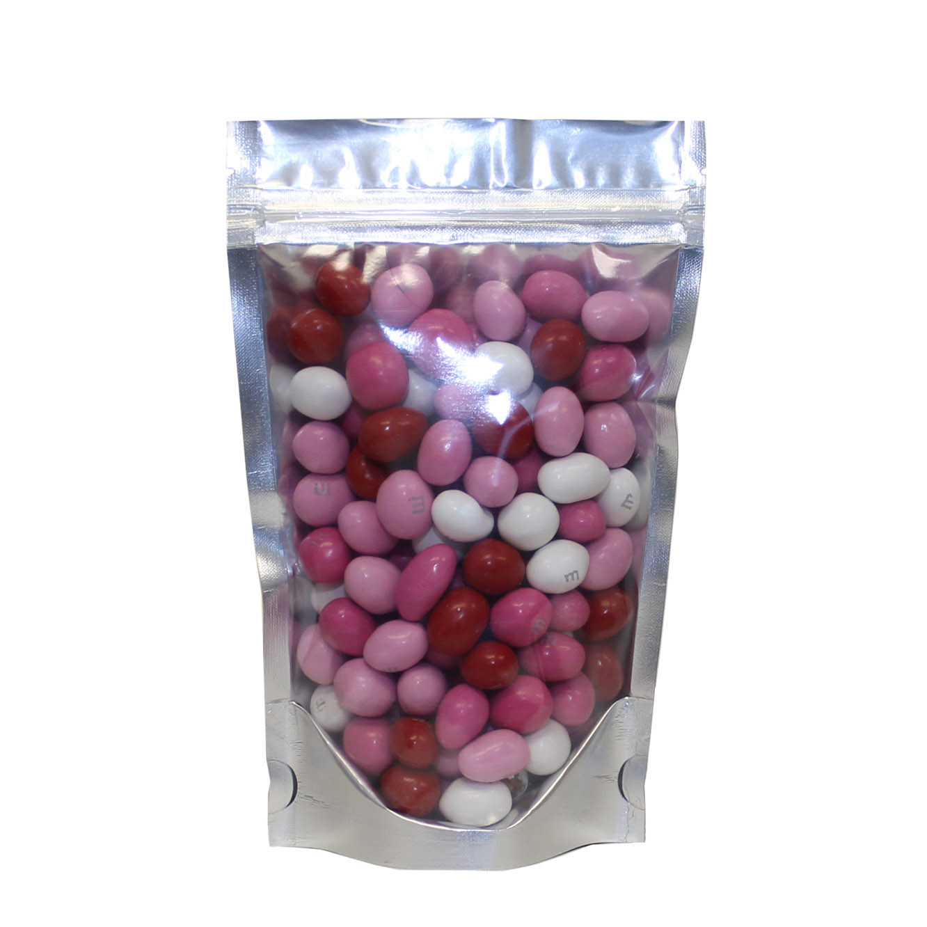 [50 Packs] 6"x9" Airtight Resealable Self-Standing Foil Pouch Bag - Clear Front