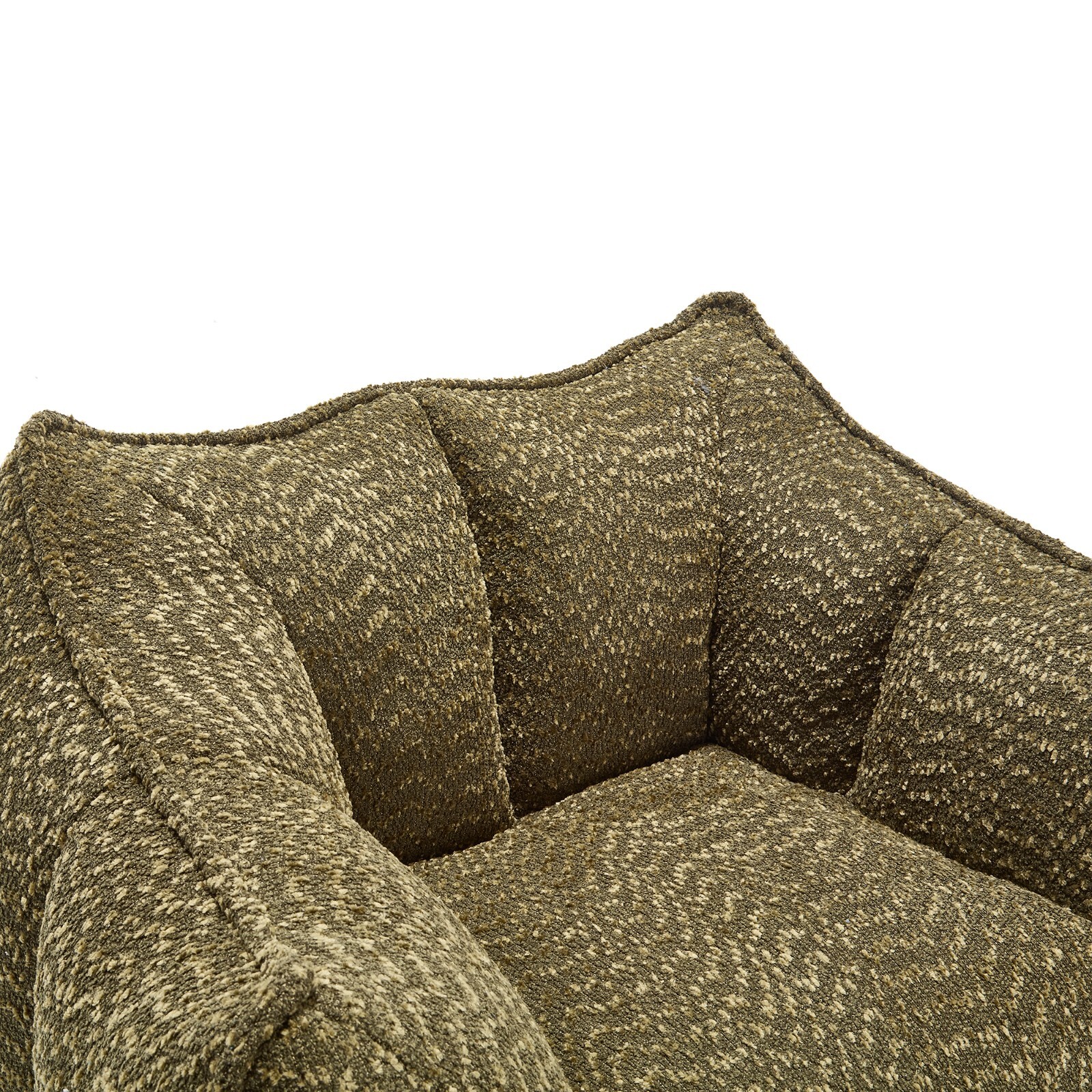 Sofa chairs with highly resilient foam for living rooms and bedrooms Olive Green
