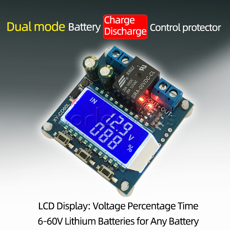 lar Panel Charge Controller Regulator DC6-60V auto dual USB Battery PWM