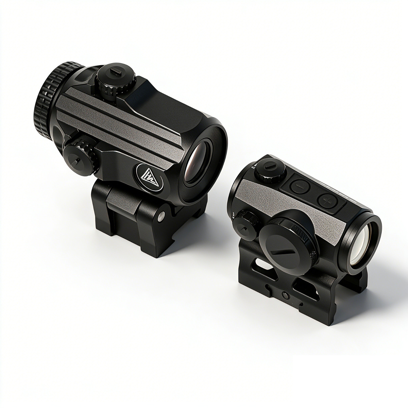 KiTOP 2 MOA Red/Green Dot Sight & 3X Magnifier Combo w/Co-Witness Riser QD Mount