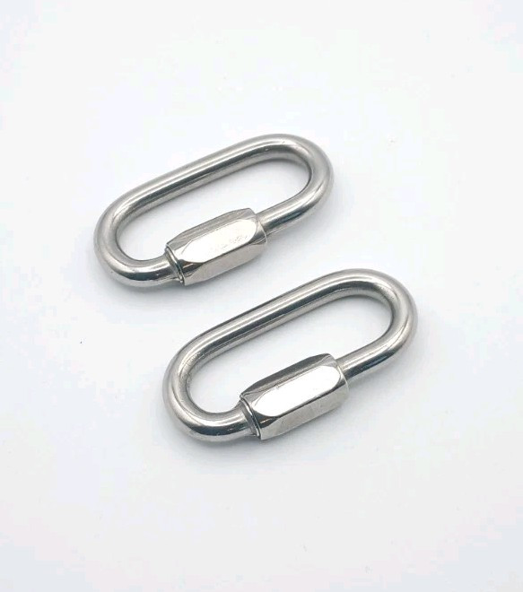 Set of 2 Stainless Steel Quick Link Marine Pet Camping Heavy Duty