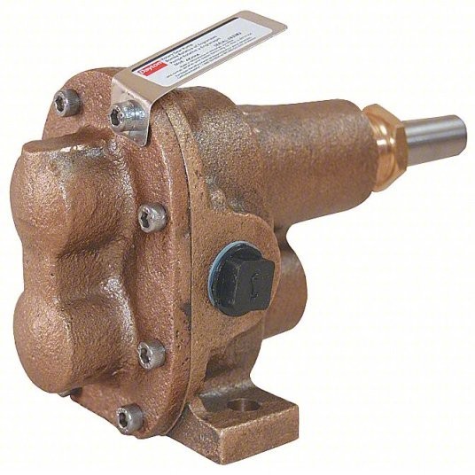 DAYTON 4KHH3 ROTARY GEAR PUMP HEAD, 3/8" FNPT, 100 PSI MAX, 1,725 RPM, NEW!!