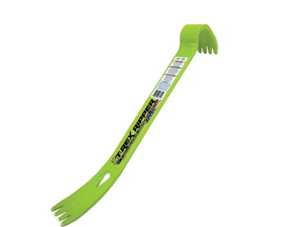 T-Rex Ripper Demolition Prybar 15" Staple & Nail Extractor