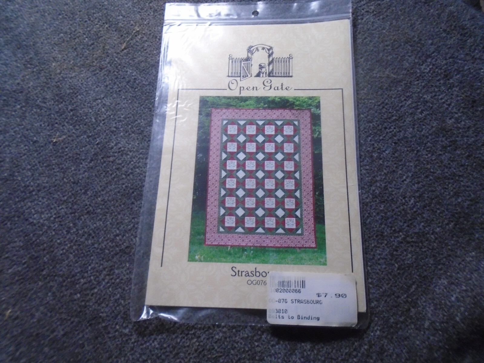 Strasbourg Quilt Pattern 66" x 90" by Monique Dillard Open Gate #OG076