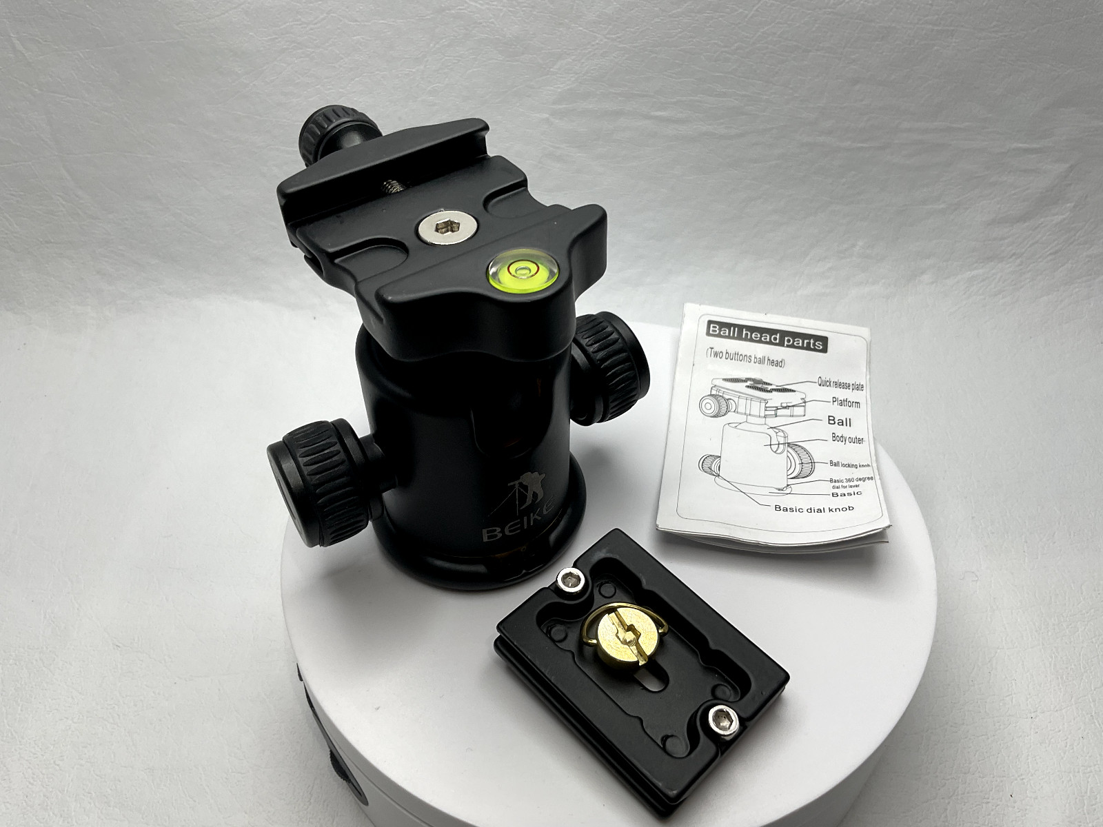 BEIKE Aluminum BK-03 Camera Tripod Ball Head with Quick Release Plate Pro Camera