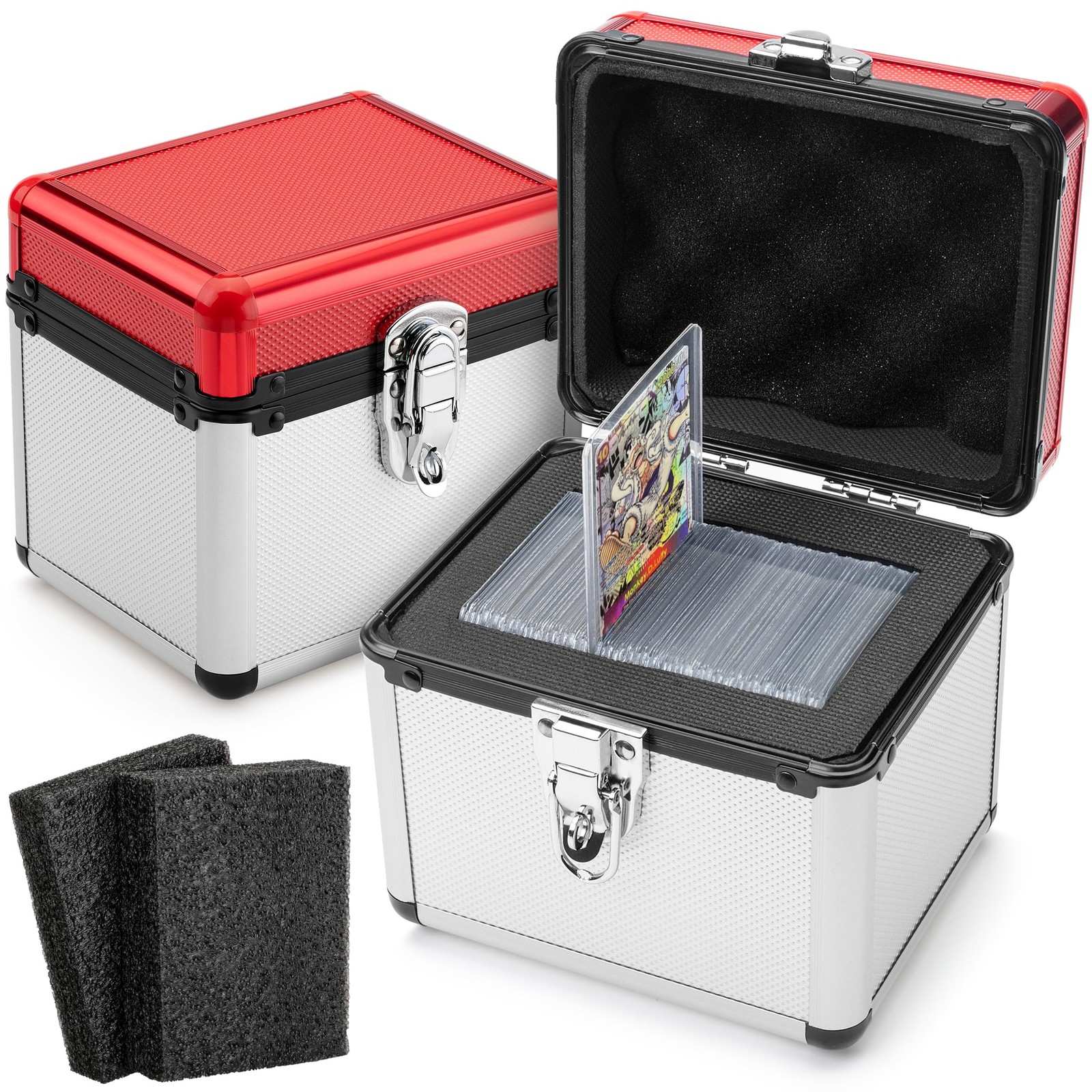 FunGuys Toploader Storage Box, Sports Card Storage Case, Top Loader Storage B...