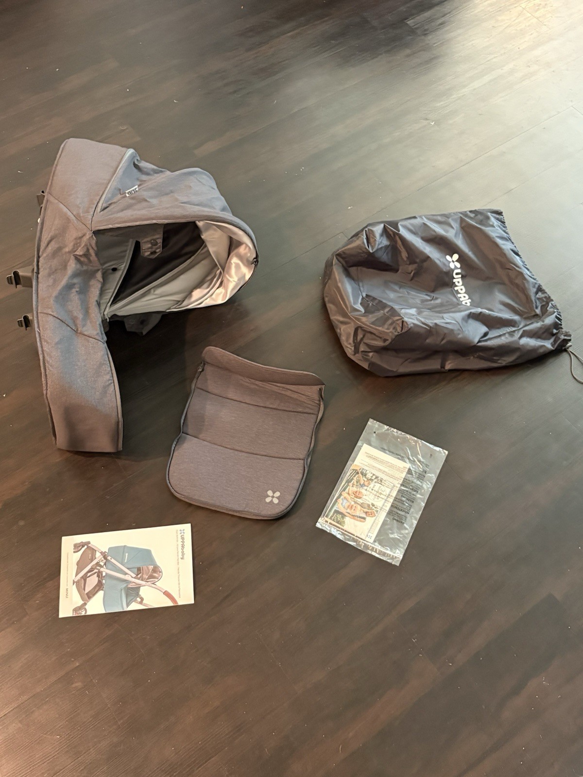 UPPAbaby MINU -  From Birth Kit Bassinet Attachment Stroller Grey  🔥  BRAND NEW