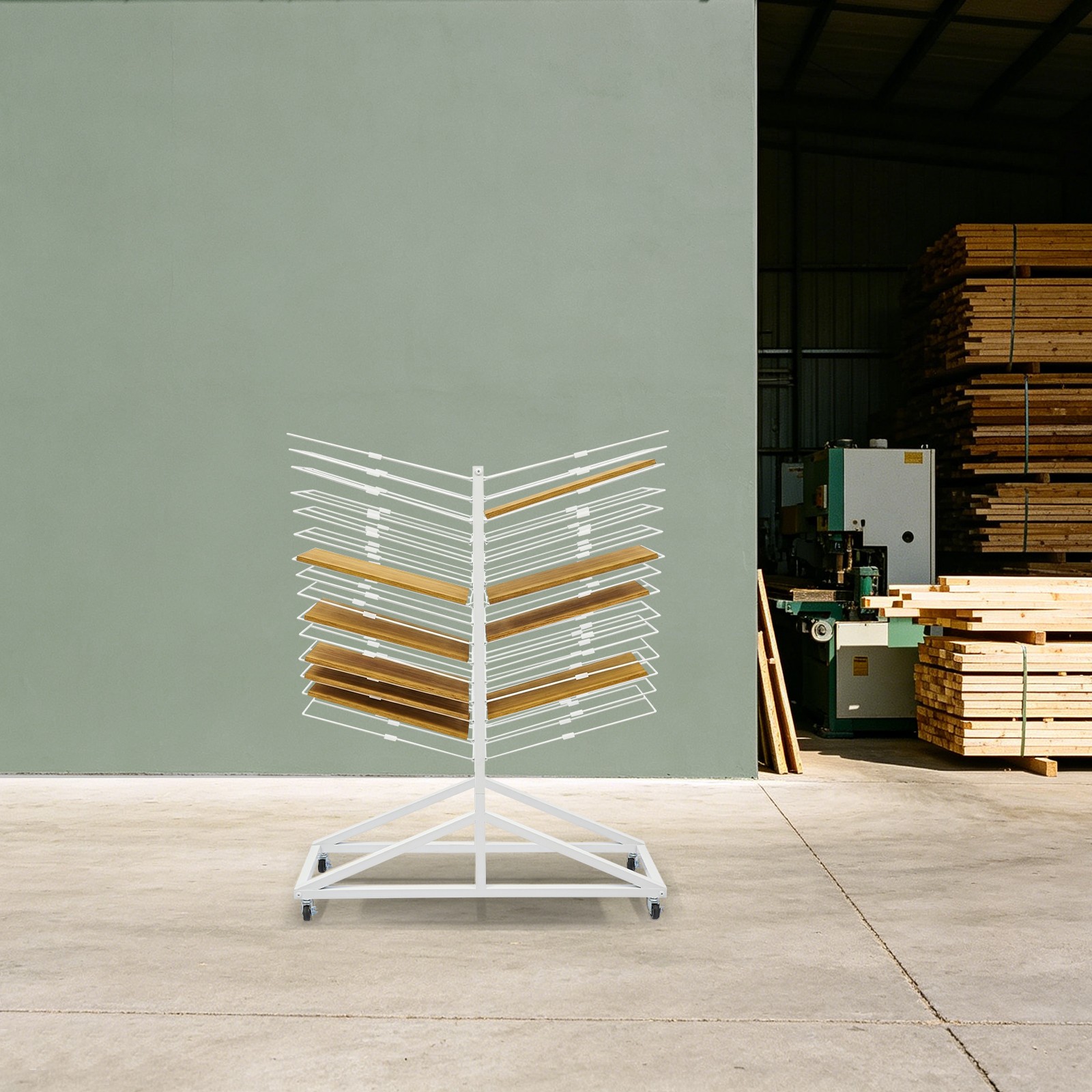 30 Tier Paint Drying Rack, Workshops Paint Drying Rack, Freestanding Drying Rack