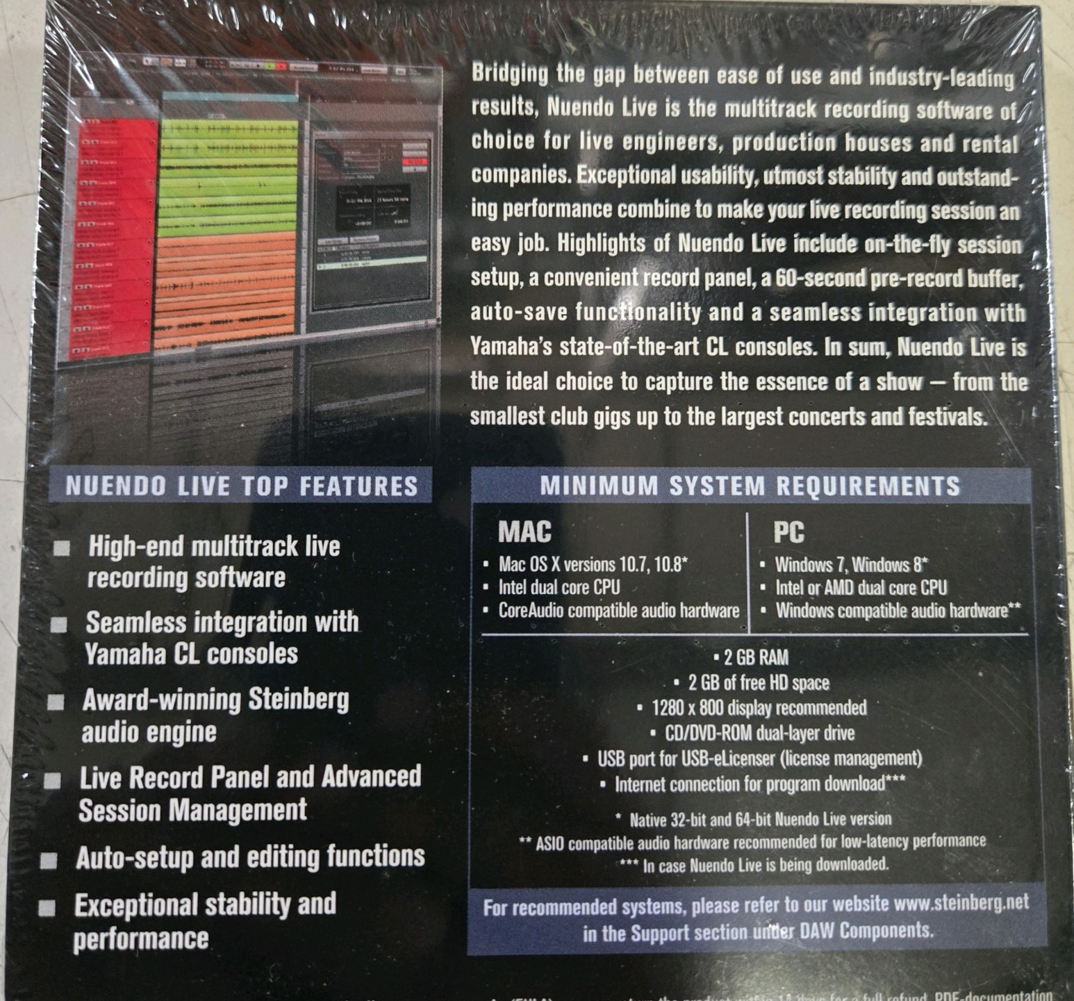 Nuendo Live - Steinberg Software Live Production System