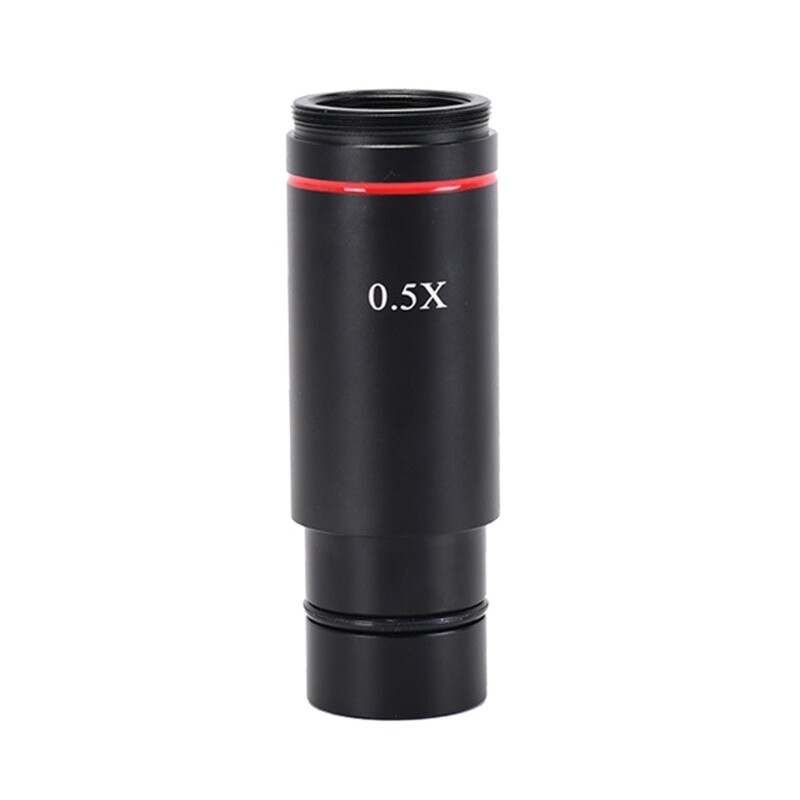 0.5X Magnification Monocular Zoom- C Mount Lens 23.2mm For Microscope Camera