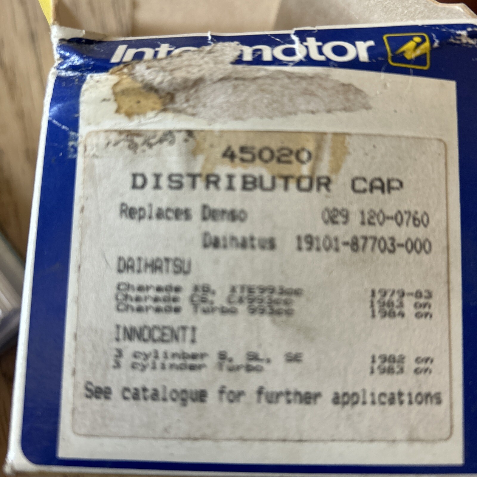 Daihatsu Charade Distributor Cap