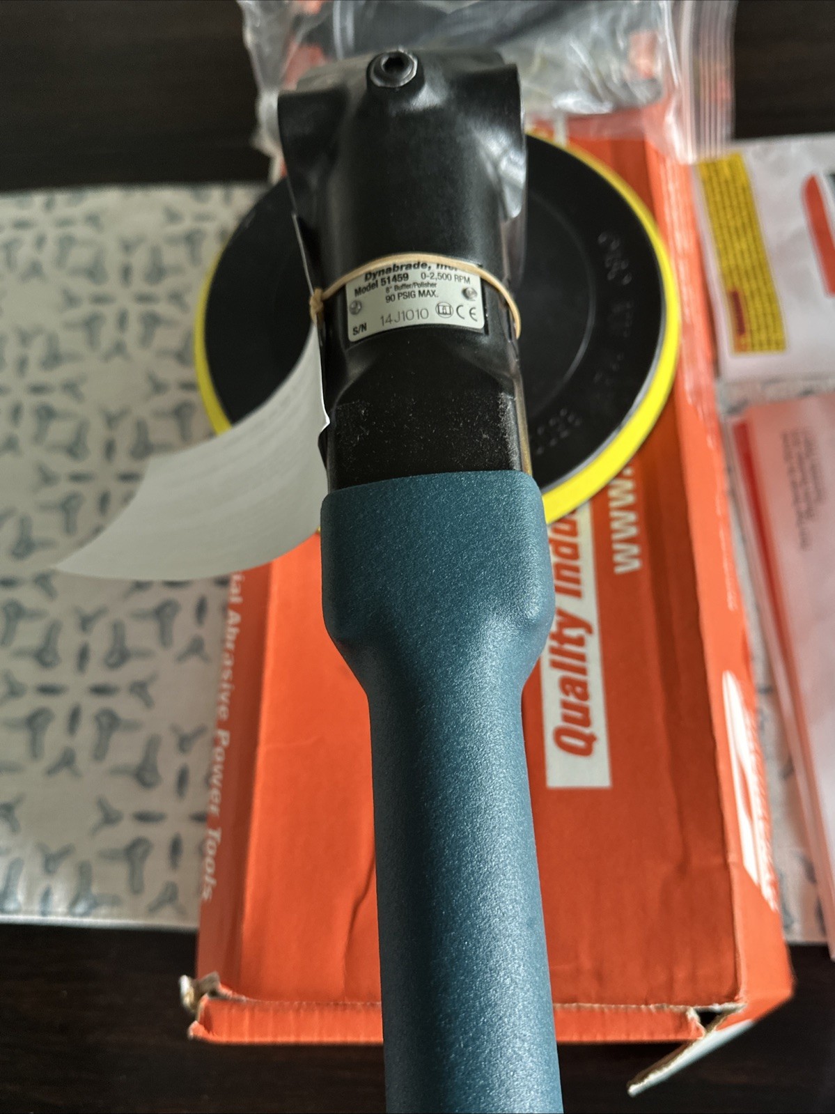 Dynabrade Model 51459 8” Buffer / Polisher - 2,500 RPM