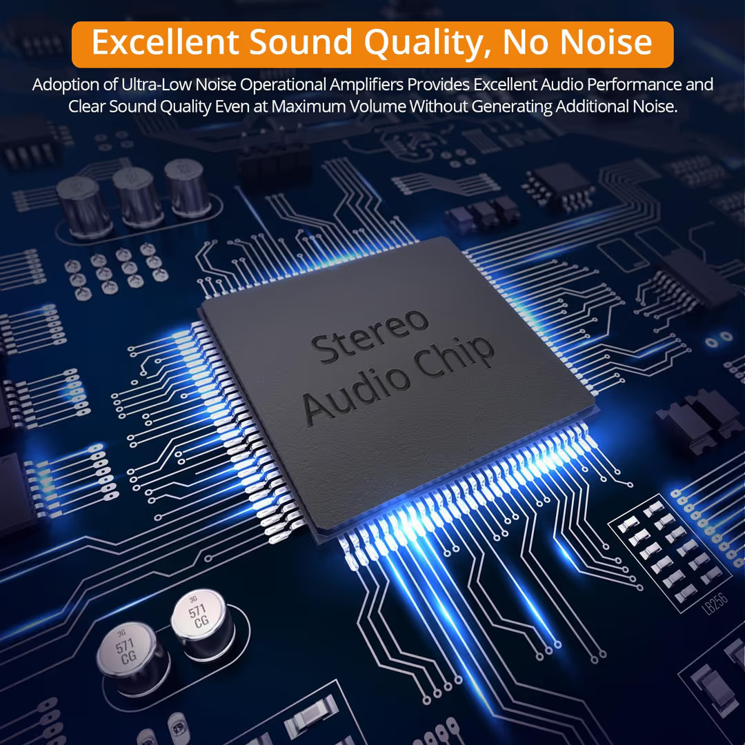 Neoteck 4 Channel Stereo Headphone Amplifier + Headphone Amplifier Gain Switch