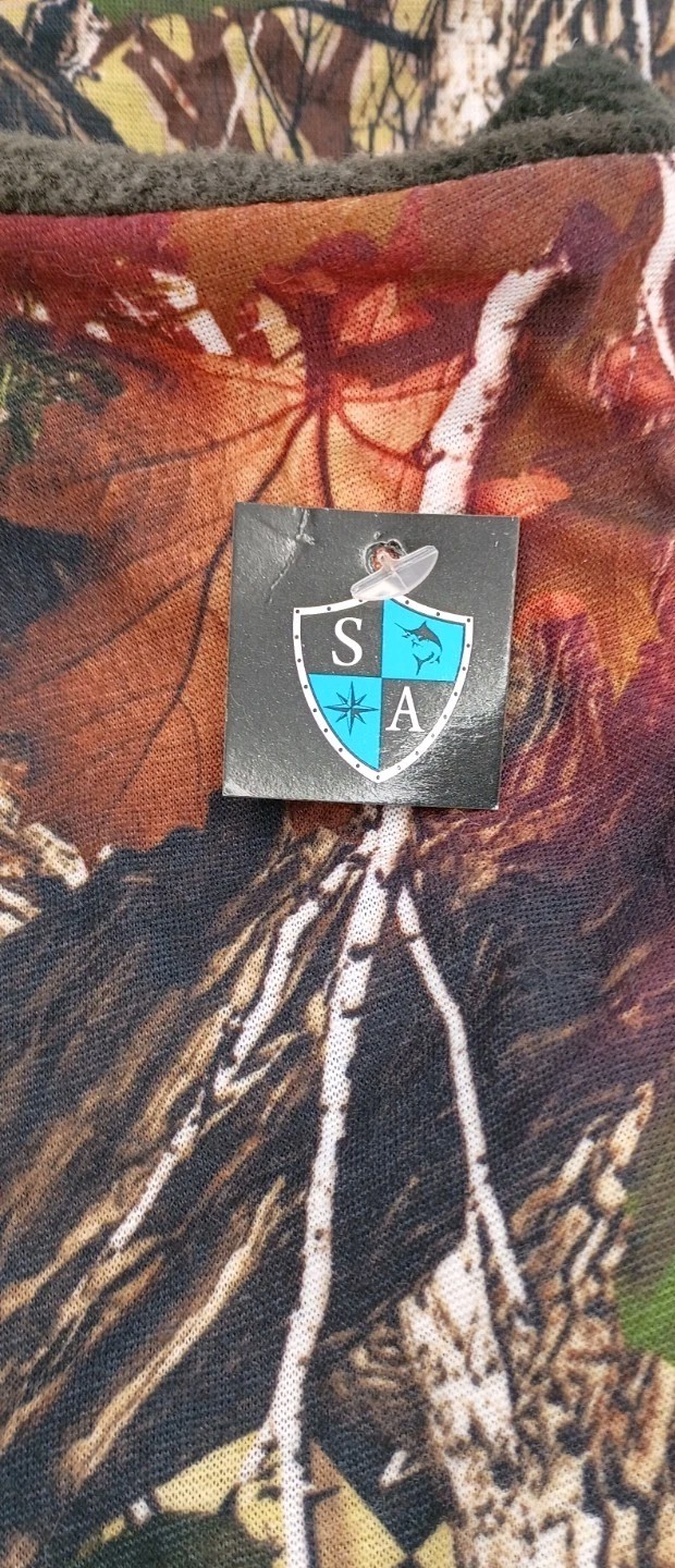 Soul Of Adventure Frost Tech Face Shield Thermal Protection Fleece Lining Camo.