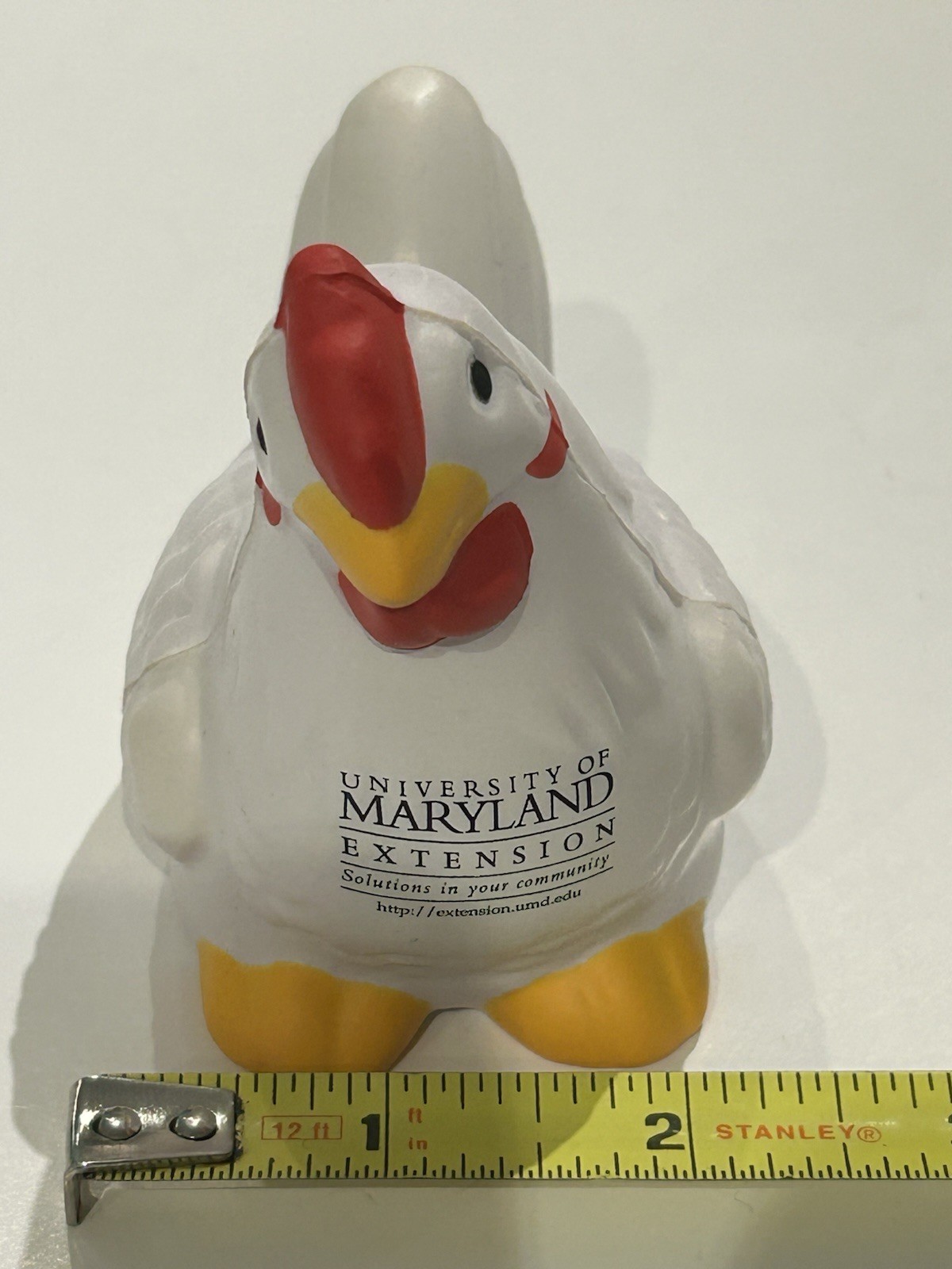 Univ of Maryland Squishy Stress Relief Chicken - Agricultural Extension Toy