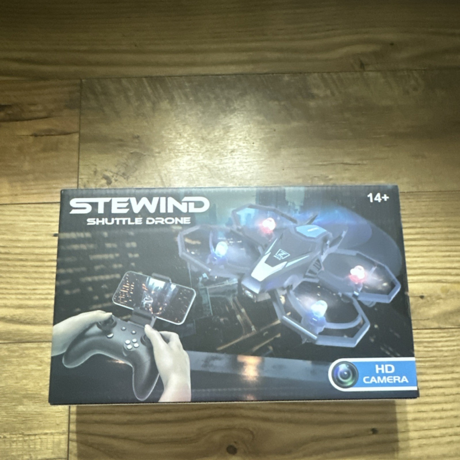 Stewind Shuttle Drone RC Quadcopter Model, HD Camera, Black, for Ages 14 & Up