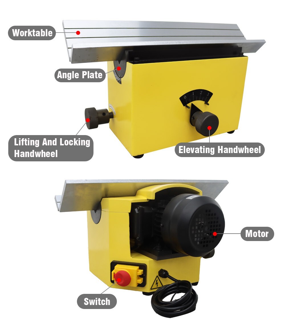 Chamfer Machine 220V Powered 15°-45° Chamfer Machine 0-3mm Chamfer Range New