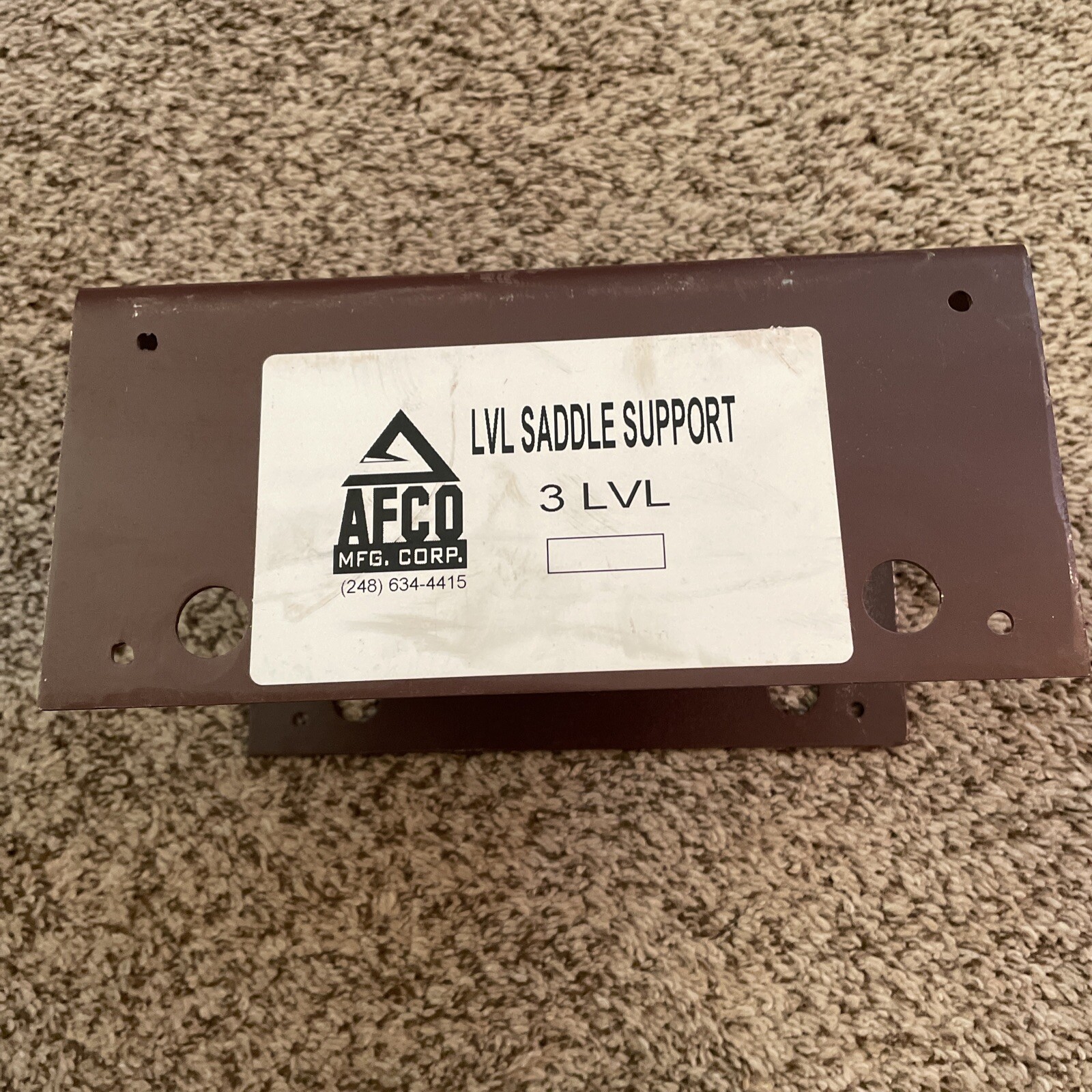 AFCO Manufacturing 3 LVL Saddle Support