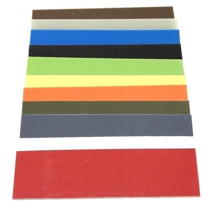 G10 Handle Liner- 23 Vibrant Colors- .06" x 1.5" x 5.5"