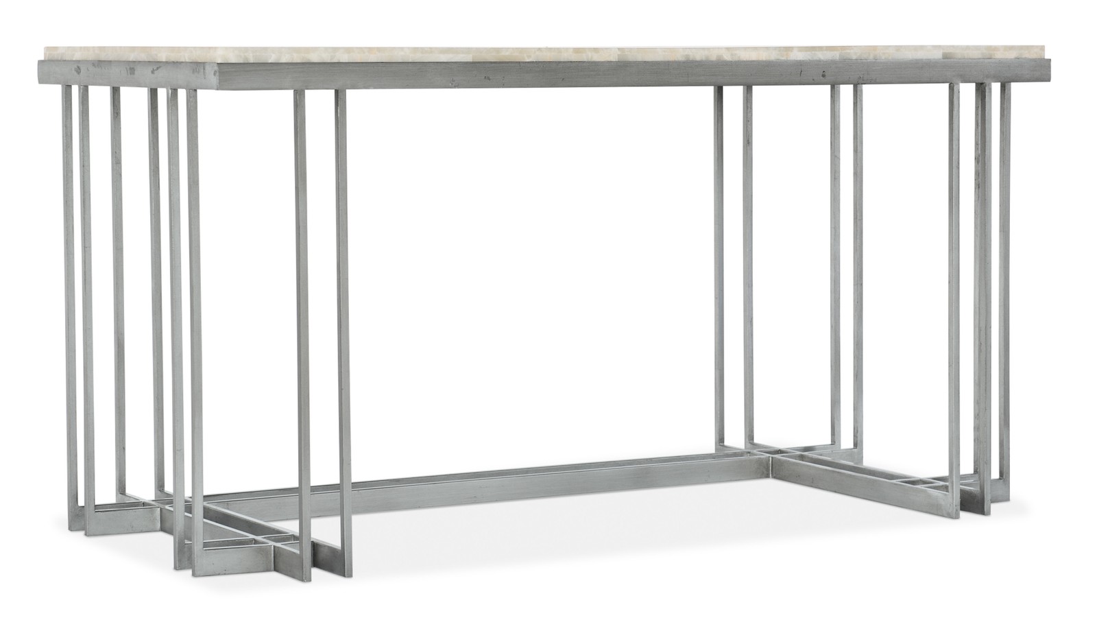 Hooker Furniture 5934-10458-00 Melange 58" Onyx and Steel Writing - Pewter /