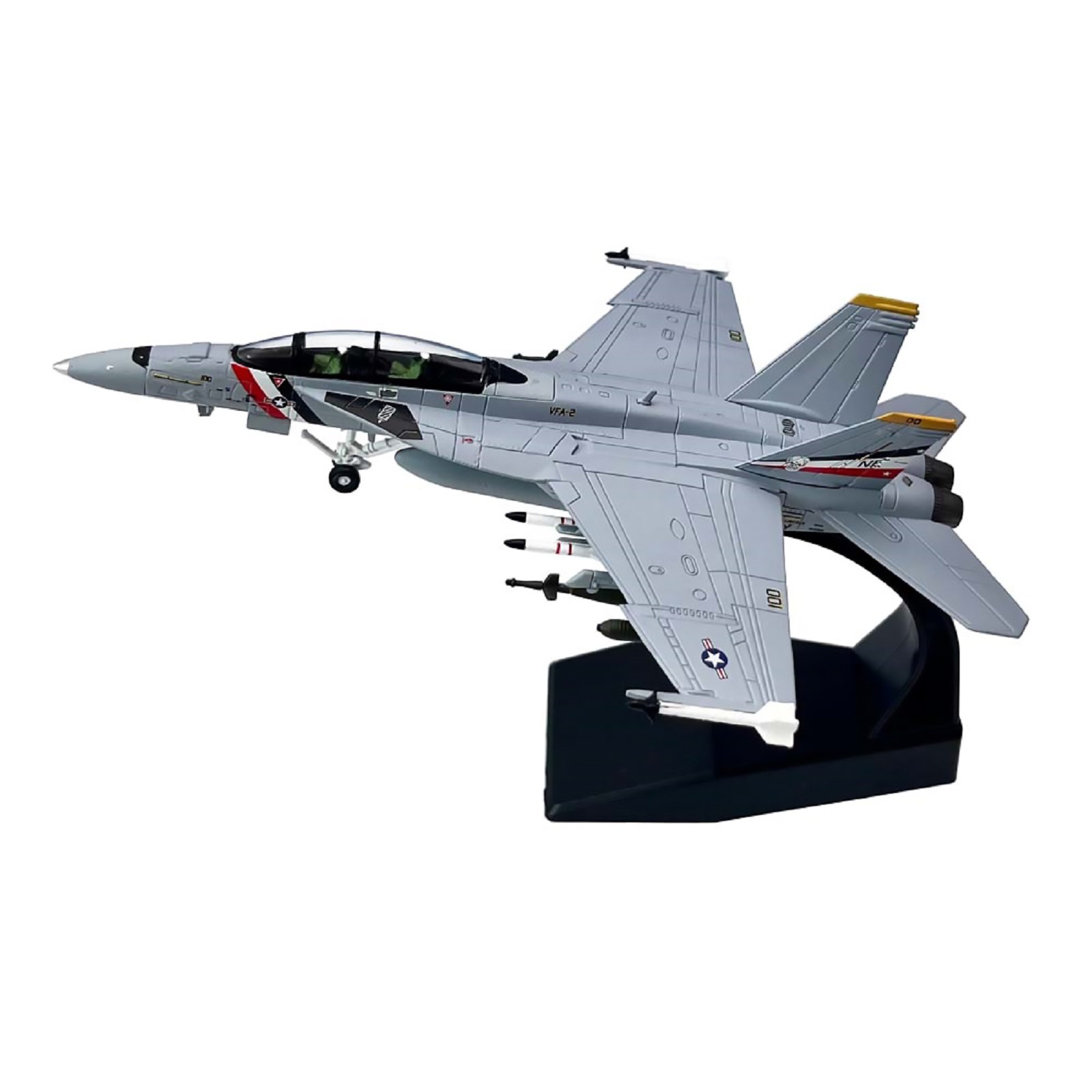 1/100 F18 Super Hornet Bounty Hunters Fighter Jet Alloy Aircraft Model B