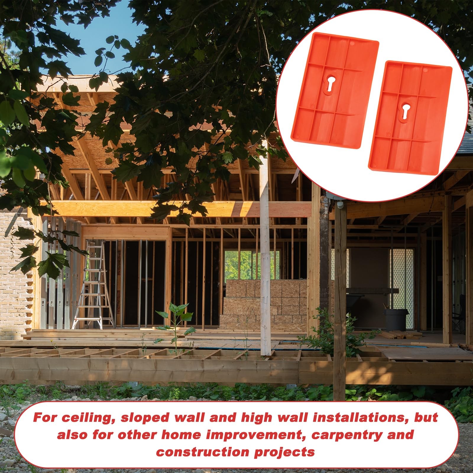 10 Pcs Drywall Fitting Tool Support The Plaster Board in Place While Installi