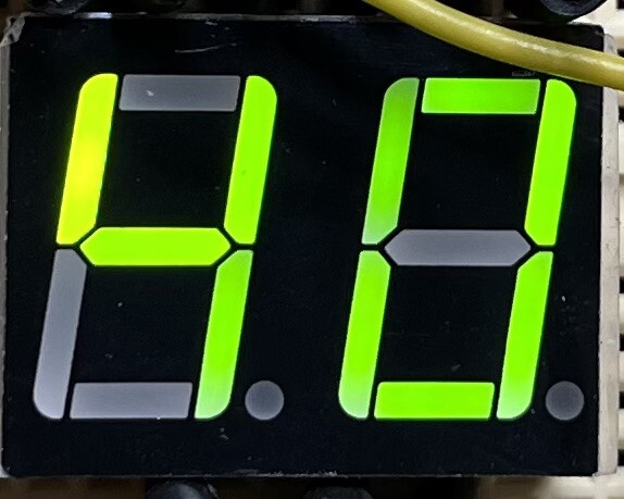CB Radio Channel Number Display .56 Inch Dual 7 Segment Green LED 18 Pin - CA