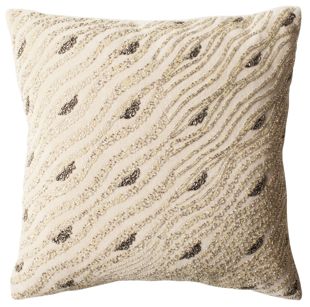 Safavieh SILVER MINT SPARKLES PILLOW, Reduced Price 2172711622 PLS856A-2020-SGL