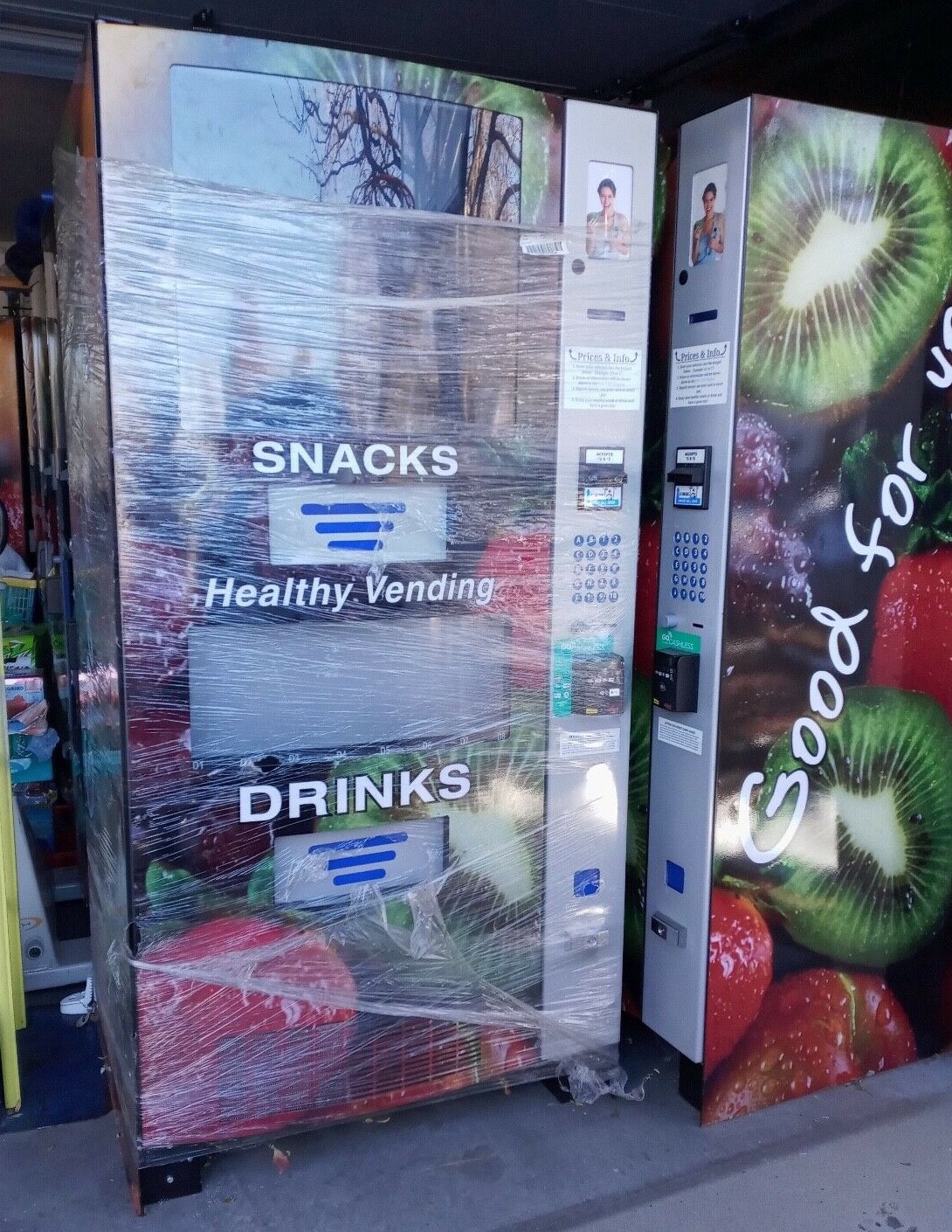 SEAGA HY900 COMBO SNACK / DRINK VENDING MACHINE HEALTHY CHOICE