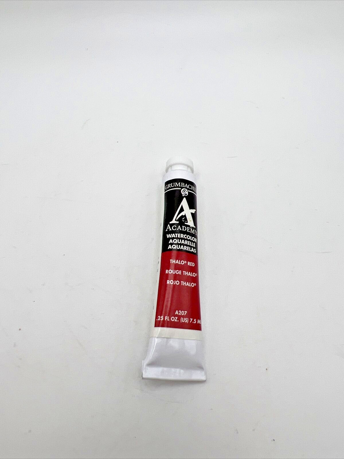 Grumbacher Academy Watercolor Paint 7.5ml/0.25 Ounce Thalo Red A207