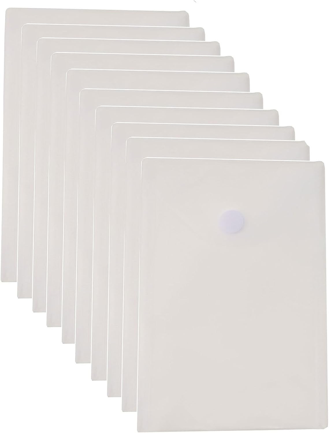 6’’ X 9’’ Vertical Clear Plastic Envelopes Receipt Stickers File Storage 10 Pack