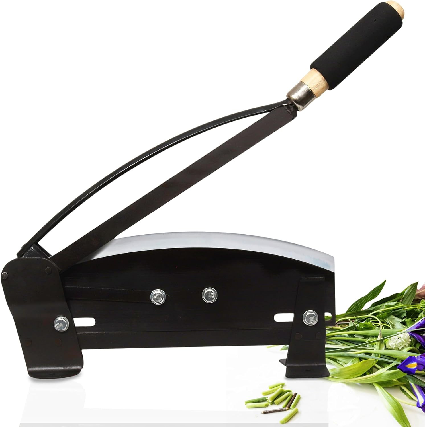 14-Inch Stainless Steel Flower Stem Cutter - Heavy Duty Bunch Cutter with Safety
