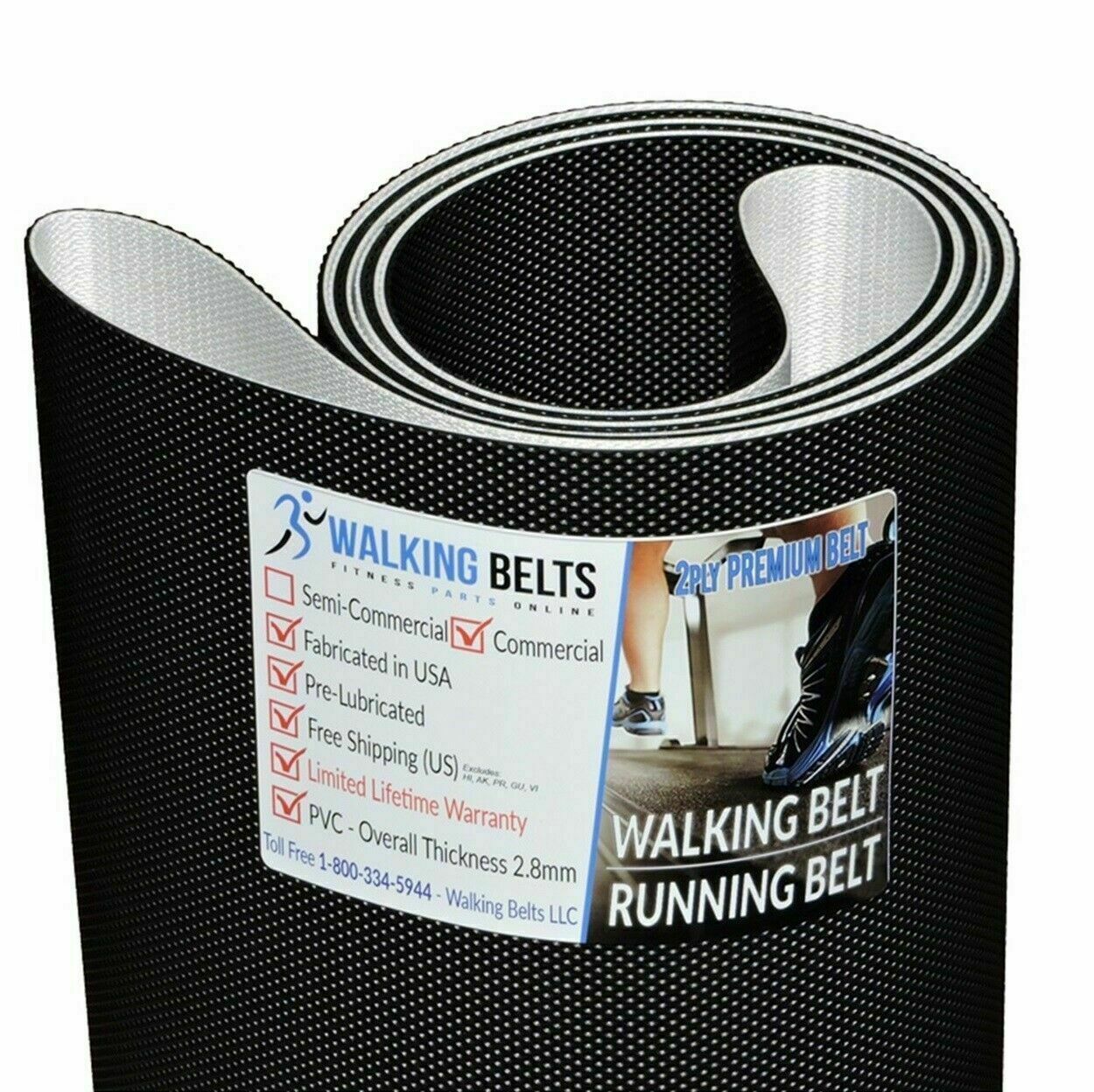 Precor C962 2Ply Premium Treadmill Walking Belt SN: V2